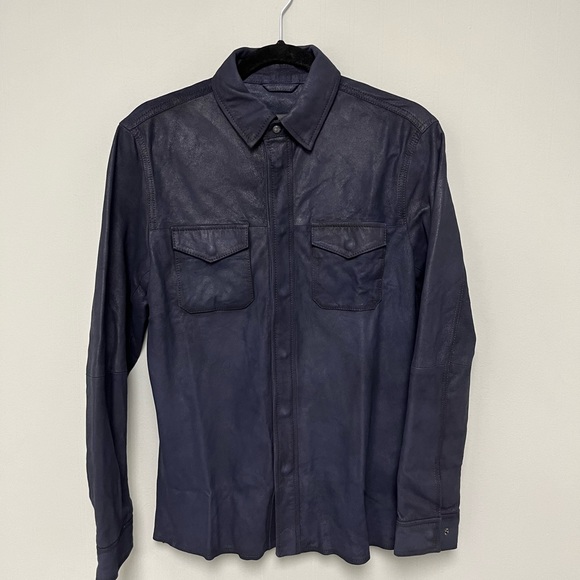 John Varvatos Izzy goat suede Jacket. Size EU 44 USA 34 Small BNWT $698 - Picture 14 of 16